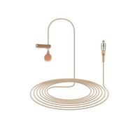 LEMO Lavalier Microphone for Recording - Compatible with Sennheiser & Wisycom Wireless Mics, Omnidirectional Condenser Mic for Clear Audio Capture in Interviews, Vlogs, and Recordings (Soft Pink)