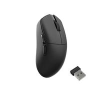 LEMOKEY G1 8K Wireless Bluetooth 5.1/2.4 GHz/Wired Optical Mouse, Ultra-Lightweight 55g Programmable PixArt 3395 Sensor with up to 26,000/30000 DPI/ 650/750 IPS for Windows Mac Linux - Black