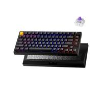 Lemokey P1 HE 75% Wireless Custom Mechanical Gaming Keyboard with Gateron Dual Rail, Magnetic Switches Knob Version, QMK 2.4GHz, Bluetooth 5.2 RGB, Backlight