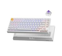 LEMOKEY P1 HE 75% Wireless Custom Mechanical Gaming Keyboard with Gateron Magnetic Switch Dual Rail Version QMK Button Version 2.4GHz Bluetooth 5.2 RGB Backlight Compatible Mac Windows