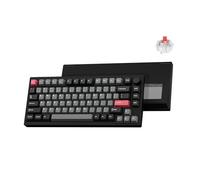 LEMOKEY P1 Pro Wireless Custom Mechanical Keyboard, Full Aluminum 2.4 GHz Bluetooth RGB Backlit 75% Layout with Hot-swappable KEYCHRON Super Red Switch Compatible with Mac Windows Linux