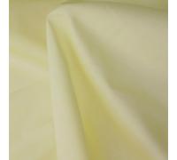 Lemon - 1 Fat Quarter (50cm x 50cm) - Plain Coloured Polycotton Fabric Material Poly-Cotton Dress Fabric Light Pale Yellow