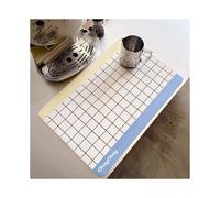 (lemon, 60X90cm 23.6X35.4in) Kitchen Countertop Drain Mat Diatom Mud Sink Poolside Absorbent Mat Desktop Tableware Drying Mat Tea Counter Bar Coaster