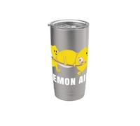 Lemon Aid Lemonade Pun Funny Lemon Aid Stand Lemonade Stainless Steel Insulated Tumbler