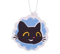 Lemon Air Freshener Puckator Lucky le Chat Noir Noir 8x7x0,1 cm