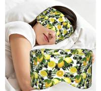 Lemon and Olive, Sleep Mask for Home Travel, Full Eye Covers Light Blocking Eye Mask Sleep Eye and Ear Muffs