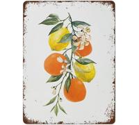 Lemon Art Print Lemon Lemon Kitchen Lemon Print Sign Vintage Tin Signs Home Kitchen Decorations Wall Decor Metal Poster for Room 8x12inch