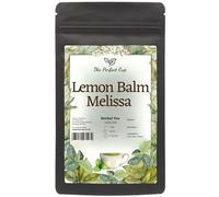 Lemon Balm Melissa Loose Leaf Tea (100g) Herb Tea Premium Dried Leaves Natural Tasty Smooth Citrusy Aromatic Refreshing Gentle Caffeine Free, Closed in Dark Resealable Package for Freshness