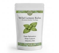Lemon Balm (Melissa Officinalis) - 20 Tea Bags - Supports Deep Relaxation, Helps Maintain Natural Sleep & Rich in Essential Oils for Digestive Wellness | 100% Pure, Raw & Wild-Harvested