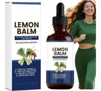 Lemon Balm Relaxing Essence for Women & Men, Botanical Calm Balance Drops, Alcohol-Free Glycerite Formula, Gentle Daily Use Liquid Extract for Soothing Comfort, Lightweight Plant-Based Essence (1pcs)