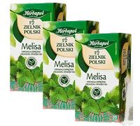 Lemon Balm, Relaxing Herbal Tea, Herbapol, Economy Package: 3 x 20 Bags x 2 g, Well-being, Restful Sleep