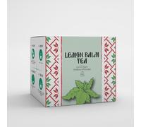 Lemon Balm Tea by Amelia Rose | 100% Natural Bulgarian Herbal Tea | Melissa Officinalis | Calming Relaxation & Sleep Support | 50 Tea Bags - Caffeine-Free Stress Relief Tea