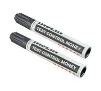 LEMON BLUE Counterfeit Bill Detector Pen (Pack of 2) - Roller Ball Pen - Counterfeit Bill Marker - Euro, Dollar, Pound Detector