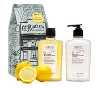 Lemon Body Care Pharmacy Bath Gift Set & Body Lotion 2 Pack