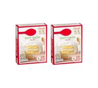 Lemon Cake Mix 2X425g - Easy Baking Mix for a Light, Fluffy & Moist Citrus Cake - No Artificial Colours - Perfect for Lemon Drizzle & Cupcakes - Serves 24 Total