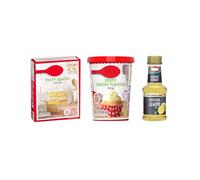 Lemon Cake Mix Bundle 3 Pack - Zesty Lemon Cake Mix & Lemon Icing and Sicilian Lemon Extract for an Extra Zesty - Aromatic Flavour