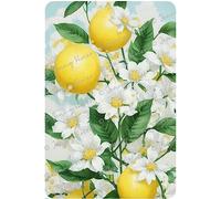 Lemon Citrus Botanical Metal Tin Sign - Great Farmhouse Decor, Dining Room and Kitchen Decoration, Lemonade Gifts, Vintage Pictures Of Lemons, Lemon Decor 5.5x8 Inch