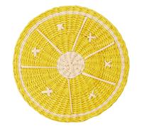 Lemon coaster Yellow one size