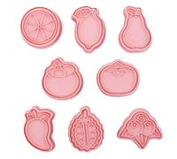 Lemon Cookie Cutter - 0.79inch Cartoon Fruit Themed Fun Fruit Molds Set | | Cartoon Pattern Pastry Cutters | Cartoon Cutter Stamps for Making Sugar Cookies for Baking Cake Fondant Pastry Bakeware