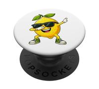 Lemon Dabbing Cartoon Funny Fruit PopSockets Adhesive PopGrip
