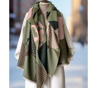 Lemon Daisy Accessories Women's Avery Winter Scarf Shawl in Green Lemon Daisy Accessories Green One Size