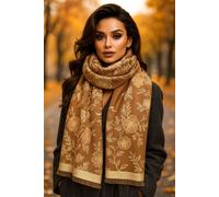 Lemon Daisy Accessories Women's Freya Winter Wrap Scarf Shawl in Brown Lemon Daisy Accessories Brown One Size
