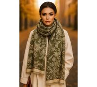 Lemon Daisy Accessories Women's Freya Winter Wrap Scarf Shawl in Green Lemon Daisy Accessories Green One Size