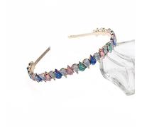 Lemon Daisy Accessories Women's Multicolour Crystal Headband Statement Diamante Hairband for Weddings, Prom & Occasion Wear in Pale Pink Lemon Daisy Accessories Pale Pink One Size