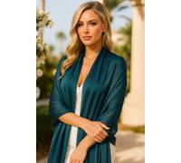 Lemon Daisy Accessories Women's Nada Lightweight Wedding Guest Luxury Scarf in Mid Blue Lemon Daisy Accessories Mid Blue One Size