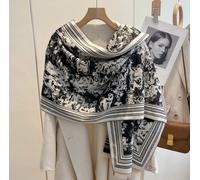 Lemon Daisy Accessories Women's Naomi Wrap Scarf Shawl in Black Lemon Daisy Accessories Black One Size