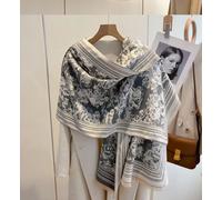 Lemon Daisy Accessories Women's Naomi Wrap Scarf Shawl in Grey Lemon Daisy Accessories Grey One Size