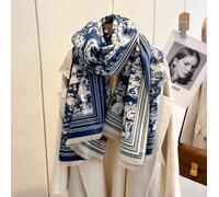 Lemon Daisy Accessories Women's Naomi Wrap Scarf Shawl in Navy Lemon Daisy Accessories Navy One Size