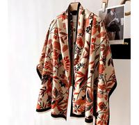 Lemon Daisy Accessories Women's Tyla Wrap Scarf Shawl in Red Lemon Daisy Accessories Red One Size