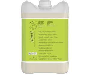 Lemon dishwashing liquid: for washing dishes by hand, pure vegetable surfactants