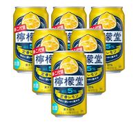 Lemon-Doh Lemon Sour Cocktail Chuhai Spritzer 350ml 5% Alc./Vol - Classic Lemon (Pack of 6)