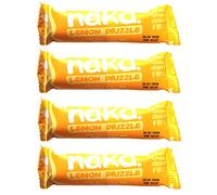 Lemon Drizzle - Nakd Raw Fruit Nut Bars 35g Each - Gluten Wheat Dairy Sugar Free (Pack of 4)