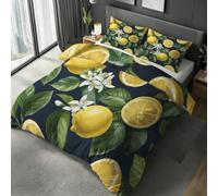 Lemon Duvet Cover Sets Emperor Microfiber Soft
