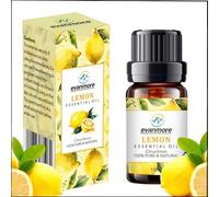Lemon Essential Oil 10ml 100% Pure Natural Undiluted Cruelty Free Oils for Diffuser Diffusers Burners Premium Quality Aromatherapy DIY Candle Making Vegan Essentials Citrus Limon (10ml, Lemon)