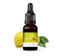 Lemon Essential Oil, 15ml | 100% Pure, Natural, Organic & Undiluted | For Hair Fall Control, Acne & Pimple Care, Skin Brightening & Oil Control | Premium Therapeutic Grade