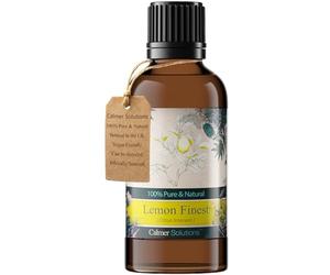 Lemon Essential Oil 50ml - 100% Pure & Natural Citrus Limon Cold Pressed Citrus Aroma for Aromatherapy, Diffuser & Home Fragrance - UK Essential Oil for Candles, Humidifiers
