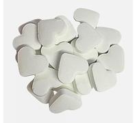 Lemon Flavour Candy Hearts - 1kg Bag - Fruit Flavour Dextrose Hearts - Valentines Sweets - White Heart Sweets - Wedding Sweets - Baby Shower - Gender Reveal - Cake Toppings