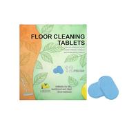 Lemon Floor Cleaning Tablets, Floor Cleaner Tablets Hard Floor Cleaner Tablets, Solution for Tile, Vinyl, Hardwood, Fresh Lemon Scent, Compatible with Robot Mops & Wet/Dry Vacuums (12pcs)