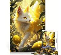 Lemon Fox in Orchard 1000 Piece Jigsaws for Teenagers Casual Game Creative Play Fun Activity Home Accent (38x52cm)