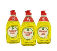 Valuehive Elbow Grease Lemon fresh Washing Up Liquid - Power Degreaser for Glasses Pans and Plates - 3 x 600ml