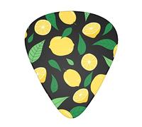 Lemon fruit 12 Pack Guitar Picks Guitar Plectrums for Electric Acoustic Bass Guitarï¼ˆSpec 0.46 0.71 0.96mmï¼‰