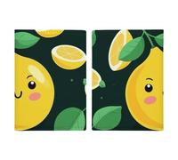 Lemon Fruit Passport Holder, ID Card Protector Case Passport Holder with Slot Passports Travel Wallet Document Cover for Women And Men