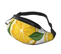 Lemon Fruit Pattern Fanny Pack for Men Women Crossbody Waist Bag Waterproof Sports Belt Bag Outdoor Hip Pack