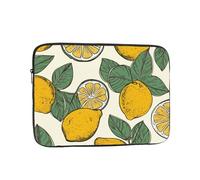 Lemon Fruit Pattern Laptop Sleeve for Women Men, 15 Inch Waterproof Laptop Bag Lightweight Notebook Computer Cover Bag