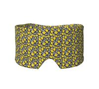 Lemon Fruit Pattern Print Sleep Eye and Ear Muffs Blackout Nap Aid Home Office Camping Travel Relief Insomnia