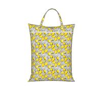 Lemon Fruit Pattern Print Travel Laundry Bag Foldable Lightweight Camping Beach Dorm Weekend Getaways